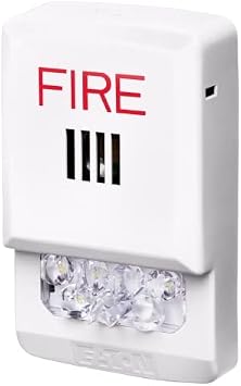 Wheelock White Horn Strobe Wall Mount Fire Safety Light
