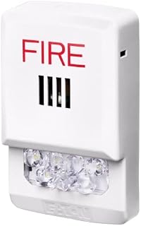 Wheelock White Horn Strobe Wall Mount Fire Safety Light