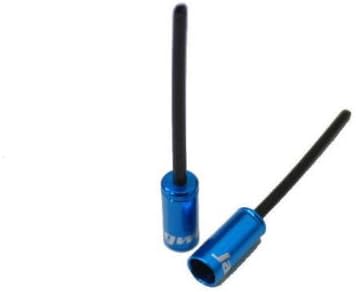 Jagwire (zyaguwaiya-) Nosed End Cap 4.5 mm Blue 50pcs bot051uj