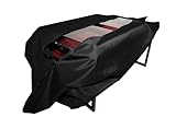 Christal Clear Showcases Trade Show Zip Up Table Cover (Body Bag), Black (made of 600D pvc backed denier polyester & 126