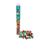 Plus Plus- Jeu de Construction, PP4265, Arc en Ciel, 100 pièces