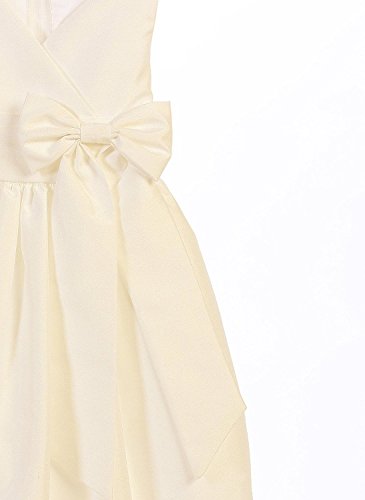 Sweet Kids Cross Bodice Bow Accent Sleeveless Special Occasion Dress3