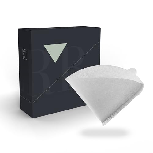 Lambda Coffee Filtri di carta per filtro manuale Sierra, 100 pezzi, misura V01, adatto per V60