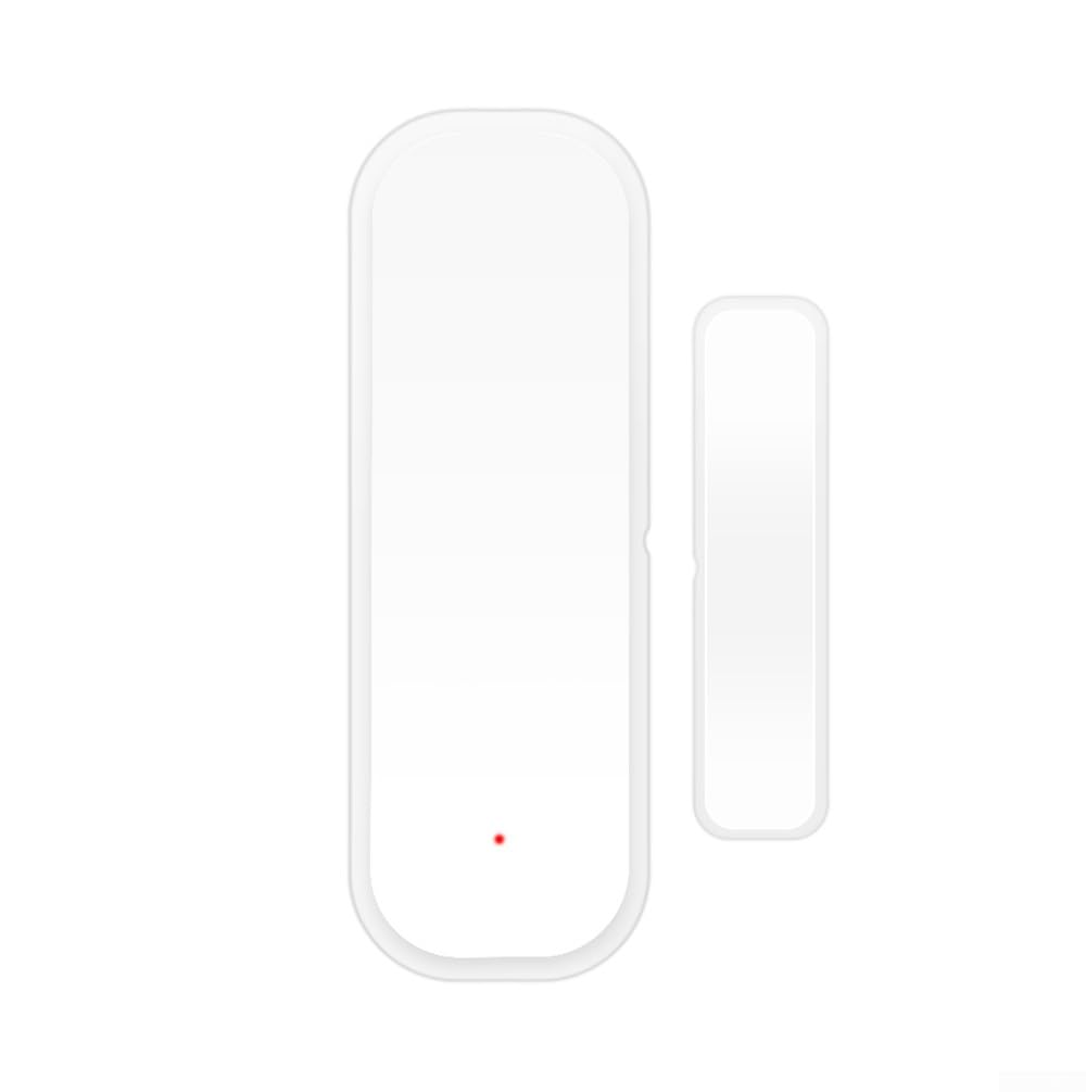 TUYA - Paquete de 4 Sensores WiFi de Puerta Inteligente, Alarma Con Notificación, Control Por Aplicación, Contacto Magnético Para Seguridad