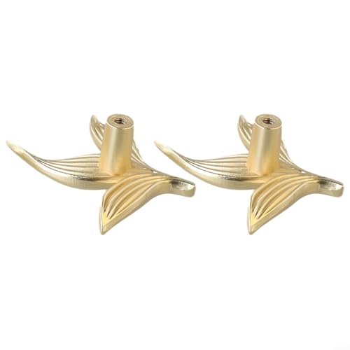 Tiradores únicos de gabinete de hojas de flores para cocina, elegantes manijas de cajón de aleación de zinc para decoración del hogar (dorado-1)