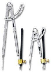 Stechzirkel 150 mm mit Bogen und Halter für Reißnadel Amazon.de Baumarkt