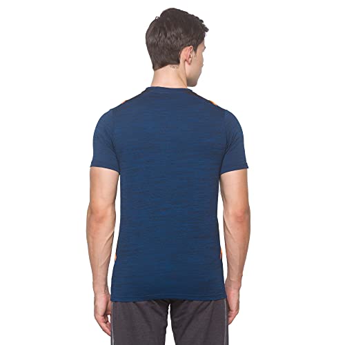 Image of berge' Men's Jacquard Polyester Dry Fit Textured Western Shirts & Tshirts for Men, Quick Drying & Breathable Fabric, Gym Wear Tees & Workout Tops|Half Sleeve T-Shirt|Running Tshirts for Men