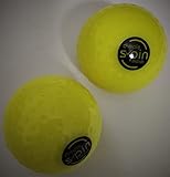  Pelota Amarilla Hockey Hierba, Modelo S ✓ pin Match, Bola técnica Bote Ajustado, para Jugadores de Todos los Niveles. (Two-Units, Yellow)