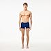 Lacoste Men's Cotton Stretch Essentials Trunks, 3-pack, Navy/Red/Blue, Large