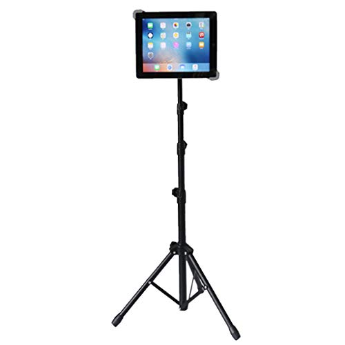 YXCKG Tablet-Bodenständer, Boden-Stativ Höhenverstellbar 55-160cm, Universal Tablet Stativ Bodenständer 360 Grad…