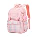 Sisipoet Rucksack Mädchen Wasserdicht Karogewebe für Kinder 9-16 Jahre, 22L
