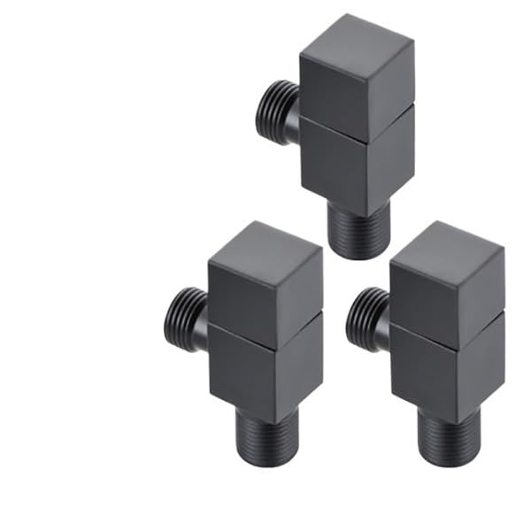 Vanne d'angle 1/27 cm en acier inoxydable pour stopper les fuites de salle de bain
