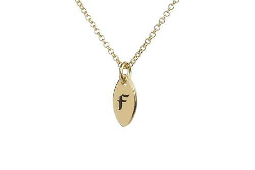 Collier gothique d'initiales en or à porter au quotidien pour un style rétro unique