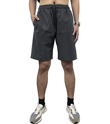 LZLRUN Rainbow Reflective Shorts Pants Men Fluorescent Trousers Casual Night Jogger3