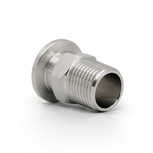 QMINOX SS304 KF16 NPT Male Adaptor thread 1/2" NW16 KF Male coupling ISO-KF16 X NPT 1/2" by QMINOX - Image 3