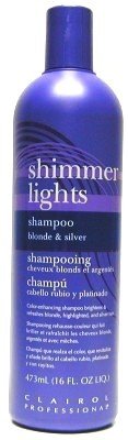 Clairol Shimmer Lights Shampoo Blonde & Silver 16 oz. (3-Pack) with Free Nail File