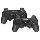 Kit 2 Controles Wireless sem Fio 2.4G com Alcance Até 10 Metros para PC TV e Jogos com Recepctor USB