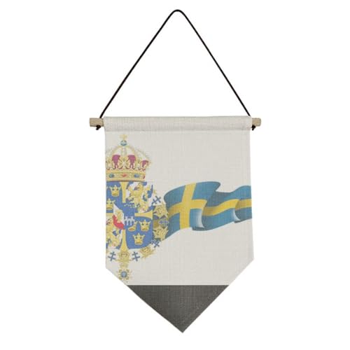 Drapeau sur toile de la Suède pour une décoration intérieure scandinave chaleureuse