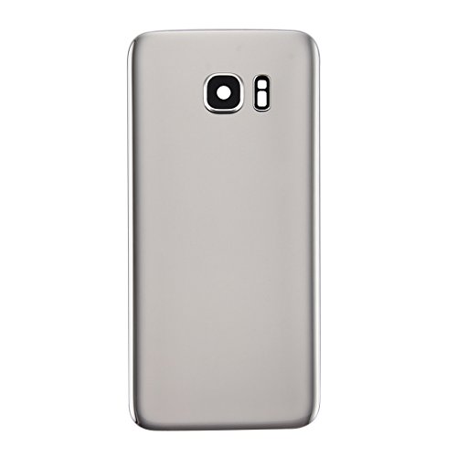 Cache Batterie Galaxy S7 Edge Argent G935 Lentille Caméra Dos Verre Remplacement