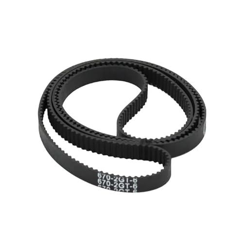 Courroie de distribution 2GT 670mm en caoutchouc renforcé C-13 - 3