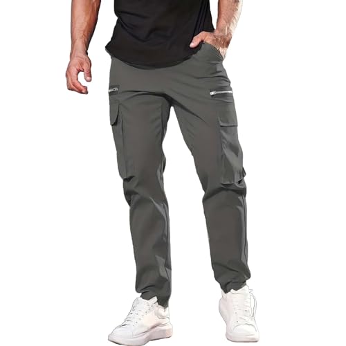 Pantalon cargo tendance coupe ajustée pour homme pour un style urbain soigné
