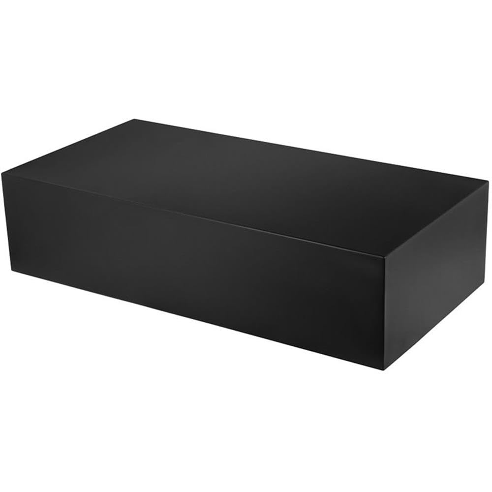 Pangea Home Spencer Metal Coffee Table in Black
