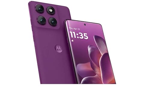 Image of Motorola Edge 60 Pro 5G (Pantone Sparkling Grape, 12GB RAM, 256GB Storage), Purple