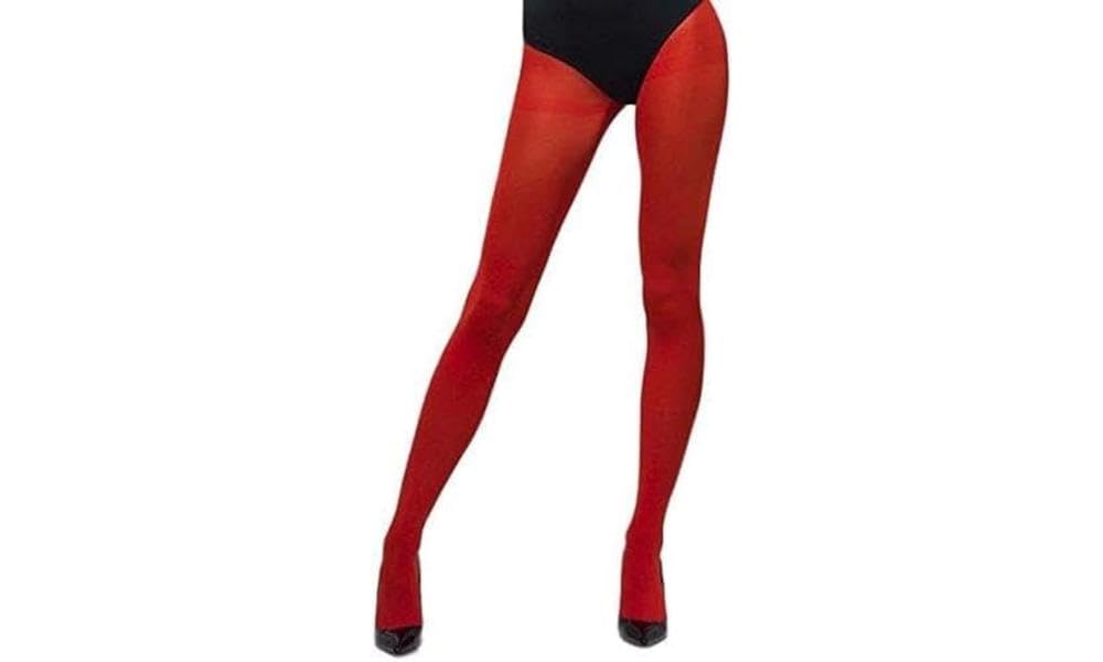 FEVER Red Opaque Tights