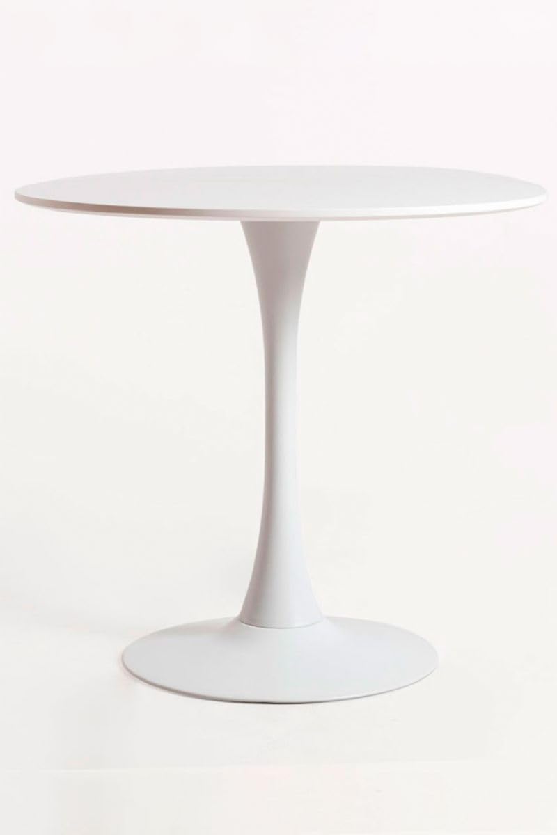 Regalos Miguel - Estilo Nórdico - Mesa Kolio 80 cm - Blanco