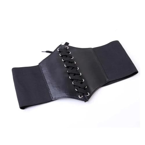 Corset Belt Corset Wide Belts Faux Leather Girdle Belt for Women Elastic Tight High Waist for Daily Wear