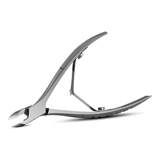 Bezox Cuticle Trimmer With Cuticle Pushers – 2 In 1 Heavy Duty Stainless Steel Cuticle Tools - Cuticle Cutters And Nail Pusher With Anti-Slip Handle And Sharp Blade – 6Mm Jaw #TOP7