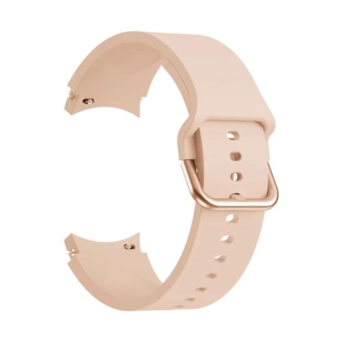 SRMVRNKNNK 20mm �V���R���X�g���b�v Fit For Samsung Galaxy Watch 6 5 4 40mm/44mm 5 Pro 45mm ���ԂȂ��u���X���b�g�x���g(Official pink,6Classic 47mm)