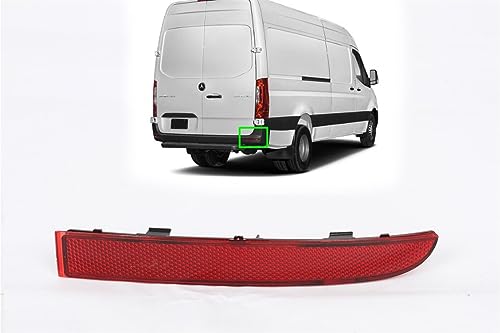 Image of FOR MERCEDES SPRINTER W907 2019-2023 REAR BUMPER LIGHT REFLECTOR (RIGHT PASSENGER SIDE)