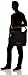 Patterson Medical Bolsa para silla de ruedas, color Negro