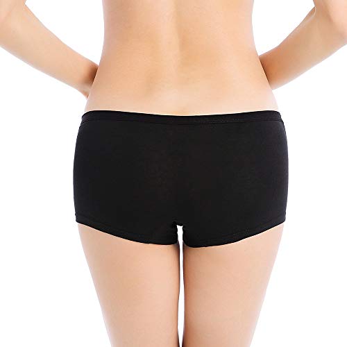 Closecret Lingerie Women's Comfort Soft Low Rise Cotton Boyshorts Panties4