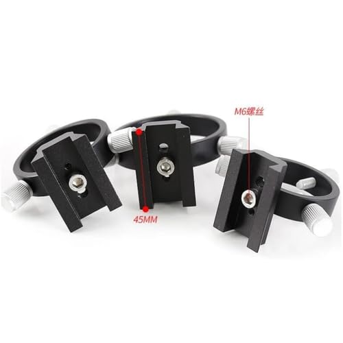 Accesorios para telescopios astronómicos juego de anillos guía de 80 mm de tres puntos 3