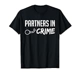 Partners in Crime Best Friend T Shirts Matching BFF Outfits T-Shirt