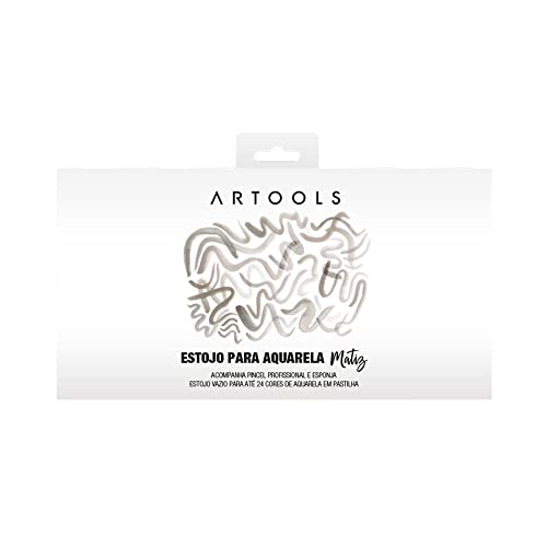 Estojo Personalizável para Pastilha Aquarela Artools Matiz 24 Cores