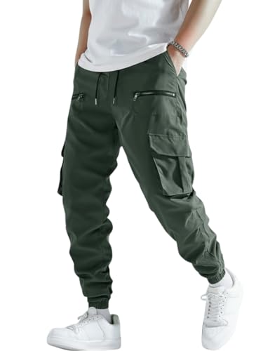 Image of INKKR Men Cargo || Men Zipper Cargo Pants Cotton ||