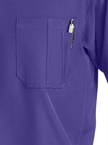 Skechers Sk0112 Men's Cross Over V-Neck Top New Grape M #TOP2