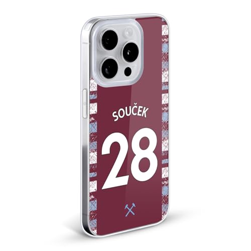 Funda para iPhone 15 de gel flexible Tomas Soucek West Ham 2