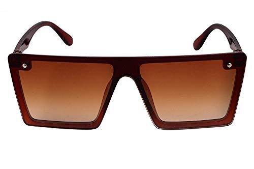 M Tech Flat Design Brown Rectangular Goggles For Mens, Women, Girls, Boys Pack of 1