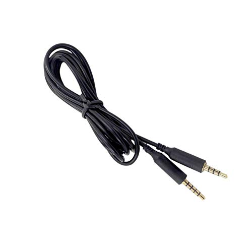 Yuhtech Ersatz-Audiokabel für Astro A10 A40 A30 A50 Gaming-Headset 3.5 mm bis 3.5 mm Kabel für PC MP3 MP4 (Cable Without Volume Control)