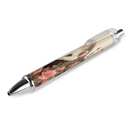 VstaDank Opossum And Roses �{�[���y�� �u���b�N�C���N 0.05mm �׎��y�� �m�b�N���{�[���y�� �ɂ��݂Ȃ� ���炩�ȏ����S�n �I�t�B�X �w�Z ����p