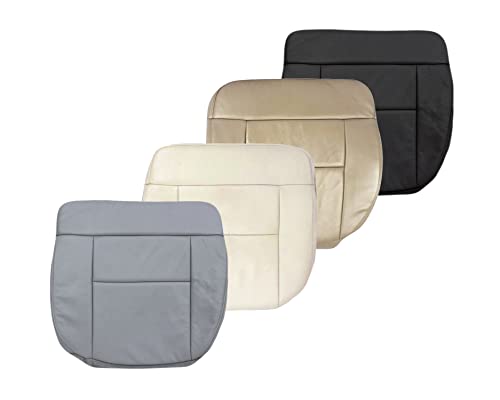 2005 2006 2007 2008 Ford F150 Leather Seat Cover Replacement, Driver & Passenger Bottom Leather Seat Cover for Ford F150 (Medium Pebble Tan, Passenger Bottom)