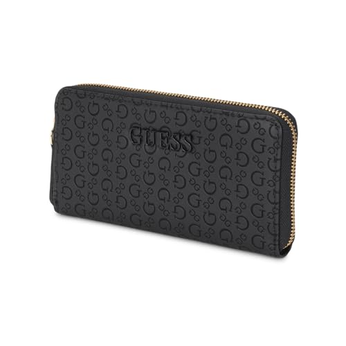 Image of Guess Women's Black Printed Wallet| Ladies Purse Handbags | Gift For Ladies
