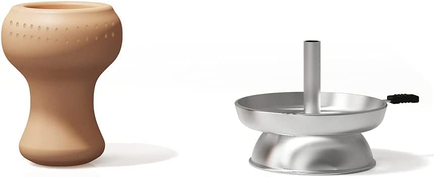 RMAN® Shisha Set, Shisha Aluminium Wasserpfeife 66cm Shisha Komplet mit Shisha Tabak und 1KG Shisha Kohle Premium Shisha… – Bild 7