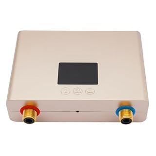 Mini scaldabagno istantaneo, 3000 W, scaldabagno elettrico con termostato dell'acqua, 30 – 55 °C, senza serbatoio con telecomando, AC 220 V