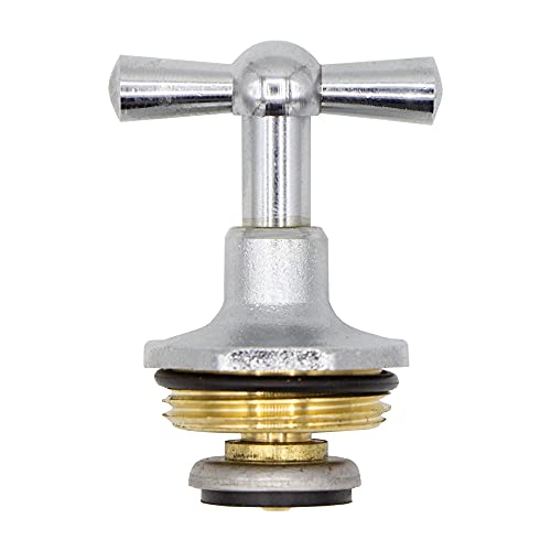 Variosan Knebel cover 11138, Matt Chrome, 3/4-Inch, Brass, 3/4 Inch