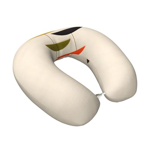 Almohada de viaje de espuma viscoelástica negra miniatura 2